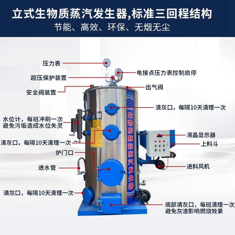 恒諾生物質(zhì)顆粒蒸汽發(fā)生器直供500公斤規(guī)格橡膠廠硫化使用