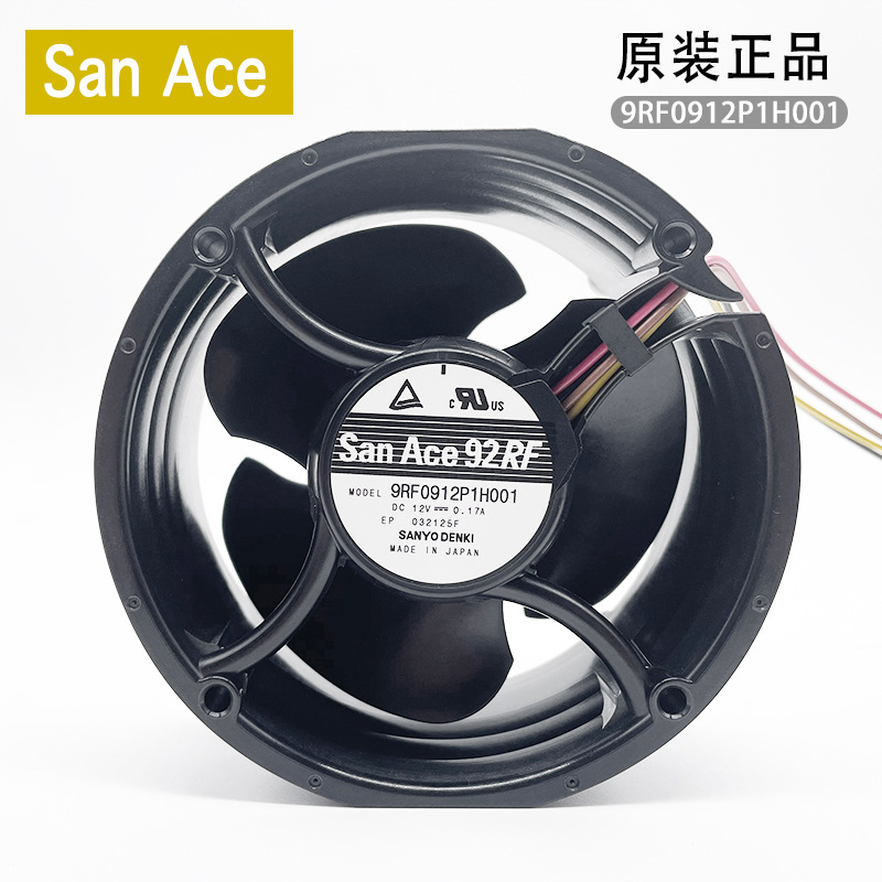 SanyoDenki9RF0912P1H001正反轉(zhuǎn)風扇92x38mm12V