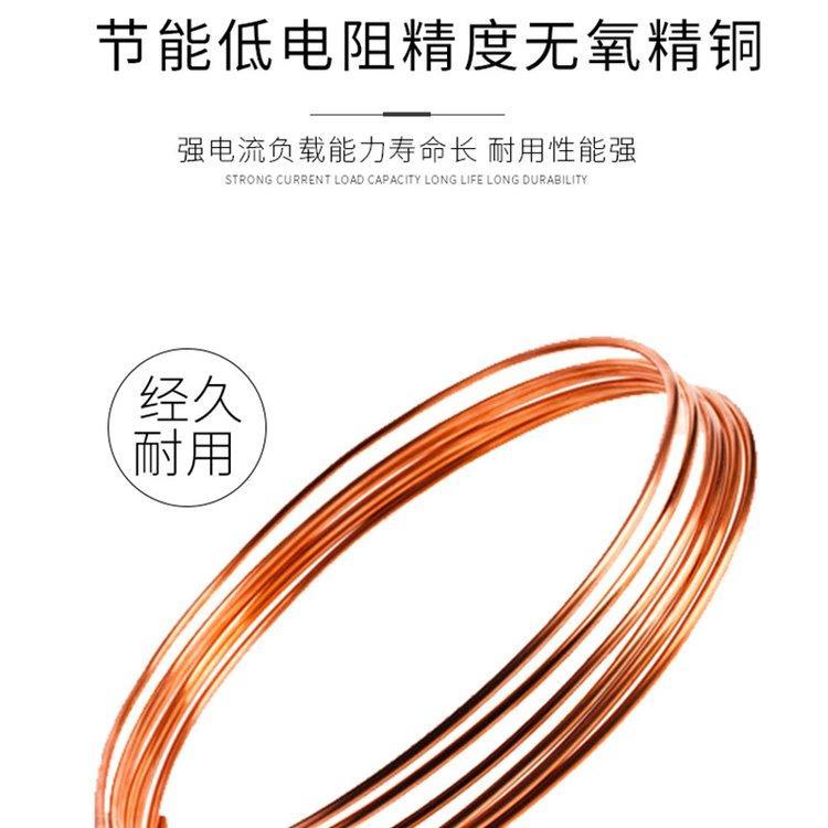 節(jié)能安全五彩江南品牌電線電纜銅芯單芯家裝照明byj環(huán)保