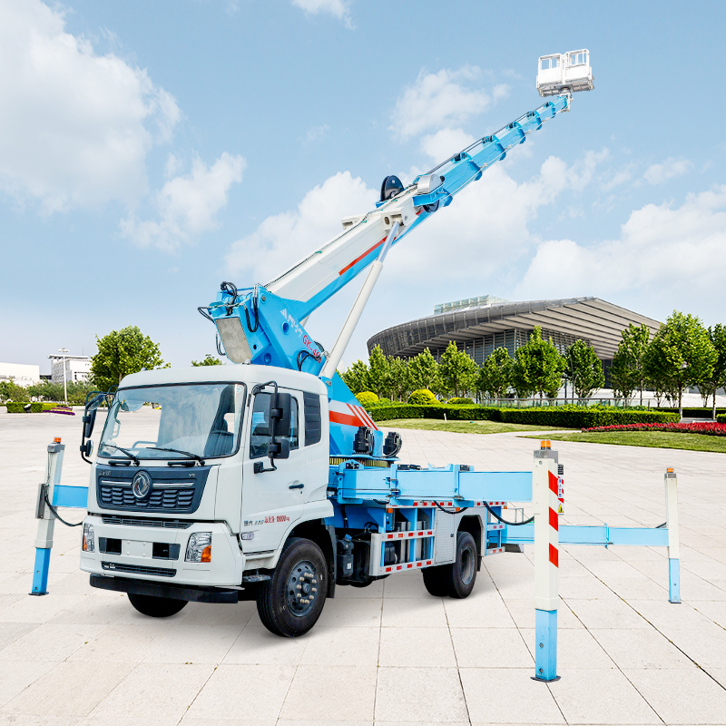 46米直臂高空作業(yè)車幕墻施工升降平臺東風(fēng)黃牌登高車