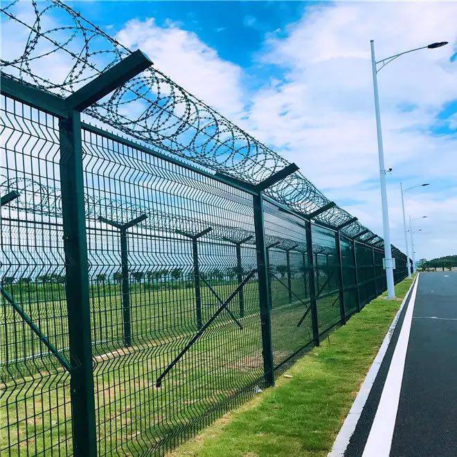 艾瑞飛機場圍界飛機場菱形護欄網機場圍界網安裝費用