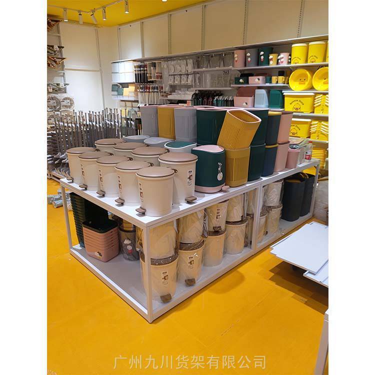 個(gè)性飾品店名創(chuàng)鐵藝黑白烤漆展示架可選定制