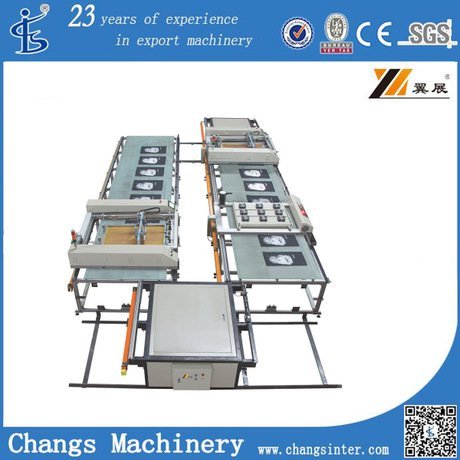 SPT60100自動跑臺印花機(jī)，拖鞋印刷機(jī)，皮革印花機(jī)，益彰機(jī)械