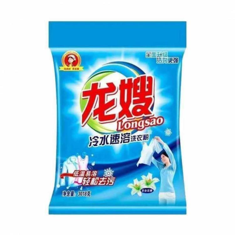 四川省雅安市龍嫂3018克冷水速溶洗衣粉去污留香時(shí)刻芬芳