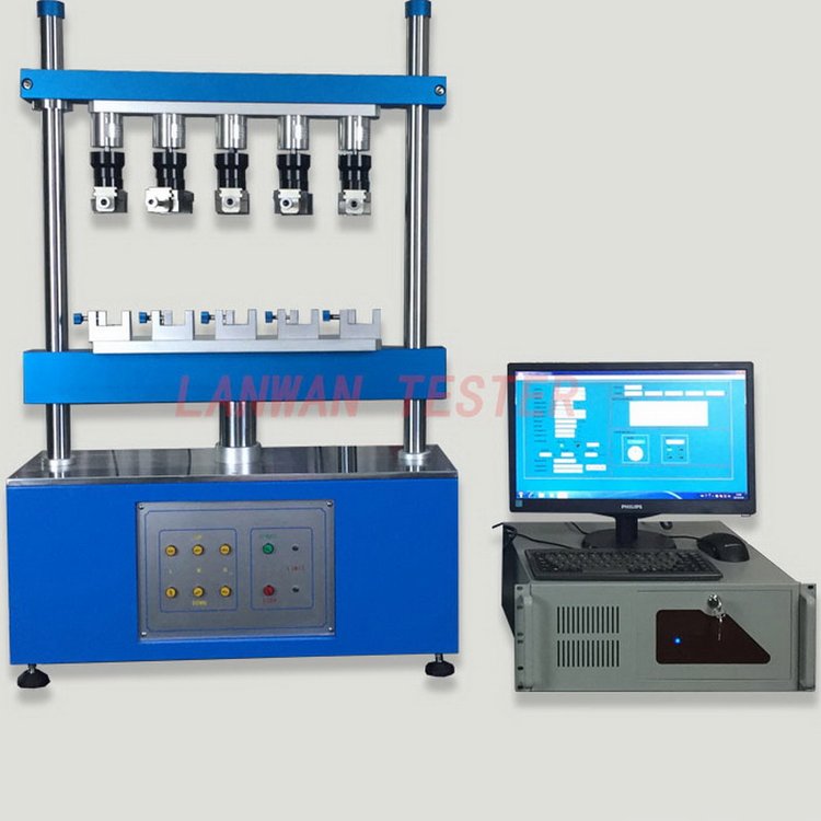 五工位插拔力試驗(yàn)機(jī)，多工位接插件端子插拔耐久測(cè)試機(jī)