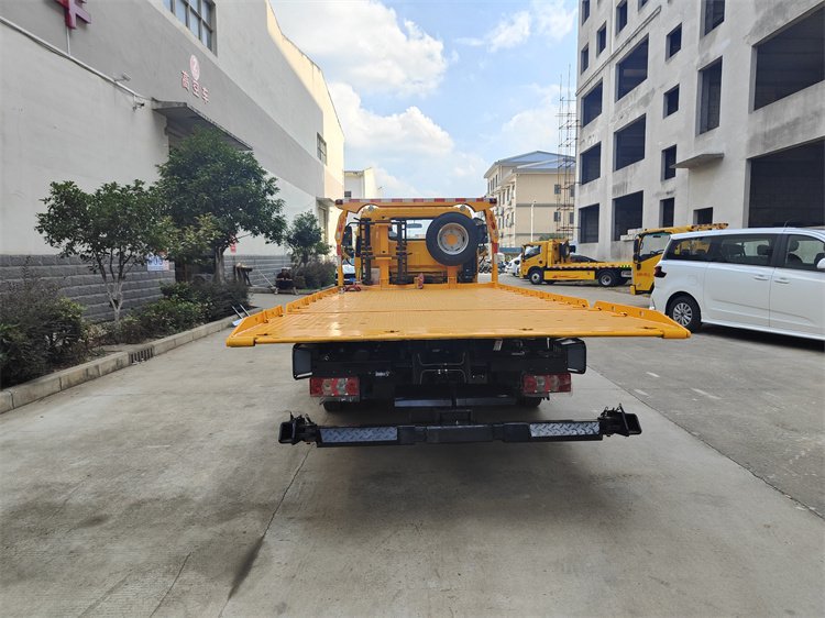 道路搶險(xiǎn)救援車江淮藍(lán)牌清障車事故救援拖車3噸平板車