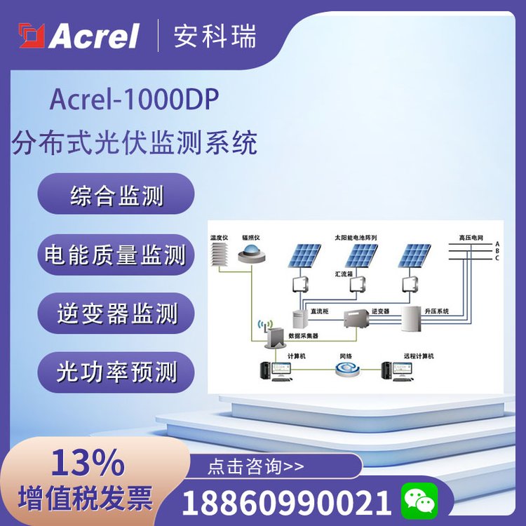 安科瑞Acrel-1000DP分布式光伏運(yùn)維平臺(tái)實(shí)現(xiàn)光伏用電智能監(jiān)控