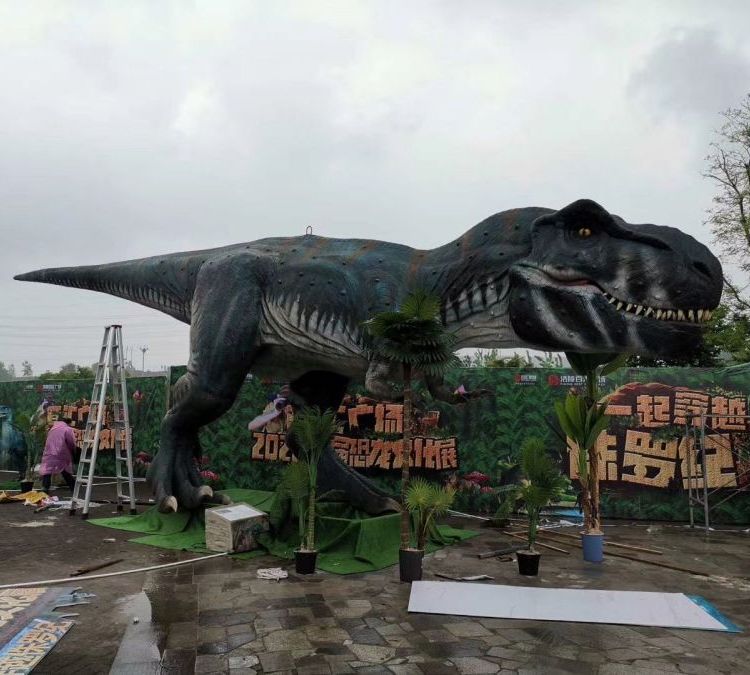 廣西穿越侏羅紀恐龍時代恐龍展親臨神秘巨獸世界主題公園震撼眼球