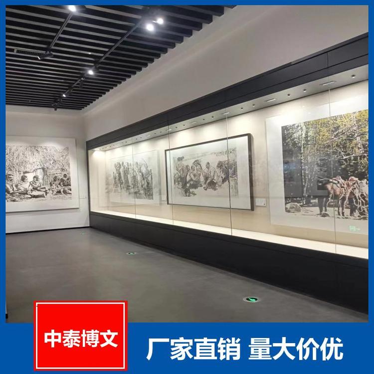 置地式單面雙面均可博物館展柜E1環(huán)保板材是產品優(yōu)惠中泰博文