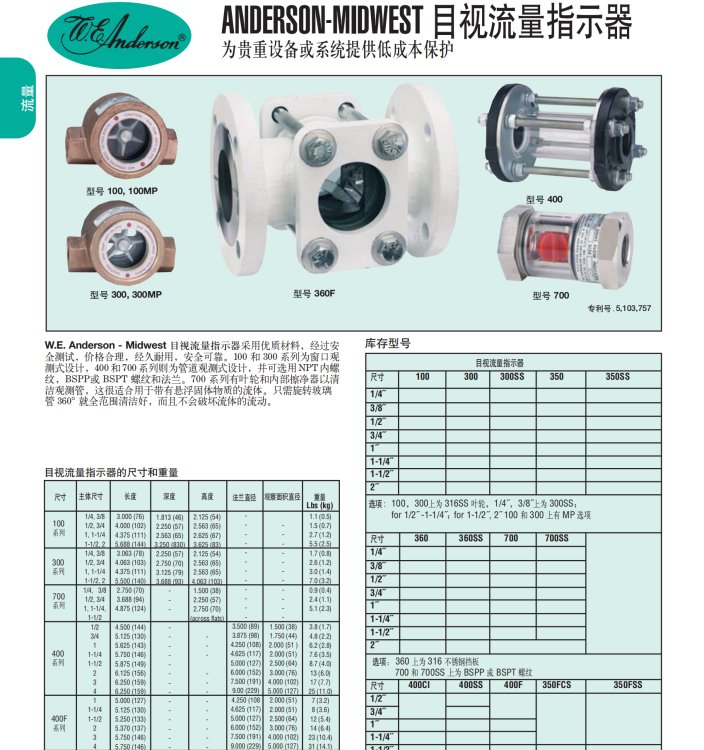 SFI系列可視流量指示器美國Dwyer質(zhì)量優(yōu)全新現(xiàn)貨