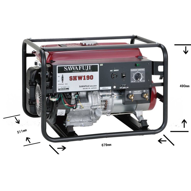 原裝整機(jī)進(jìn)口本田系列發(fā)電電焊機(jī)澤藤本田汽油SHW190HB