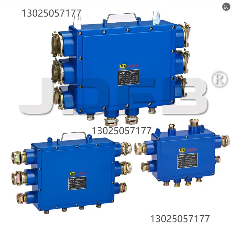 大10通100對(duì)礦用本安接線盒過50mm線JHH-10(C)礦用電話分線盒