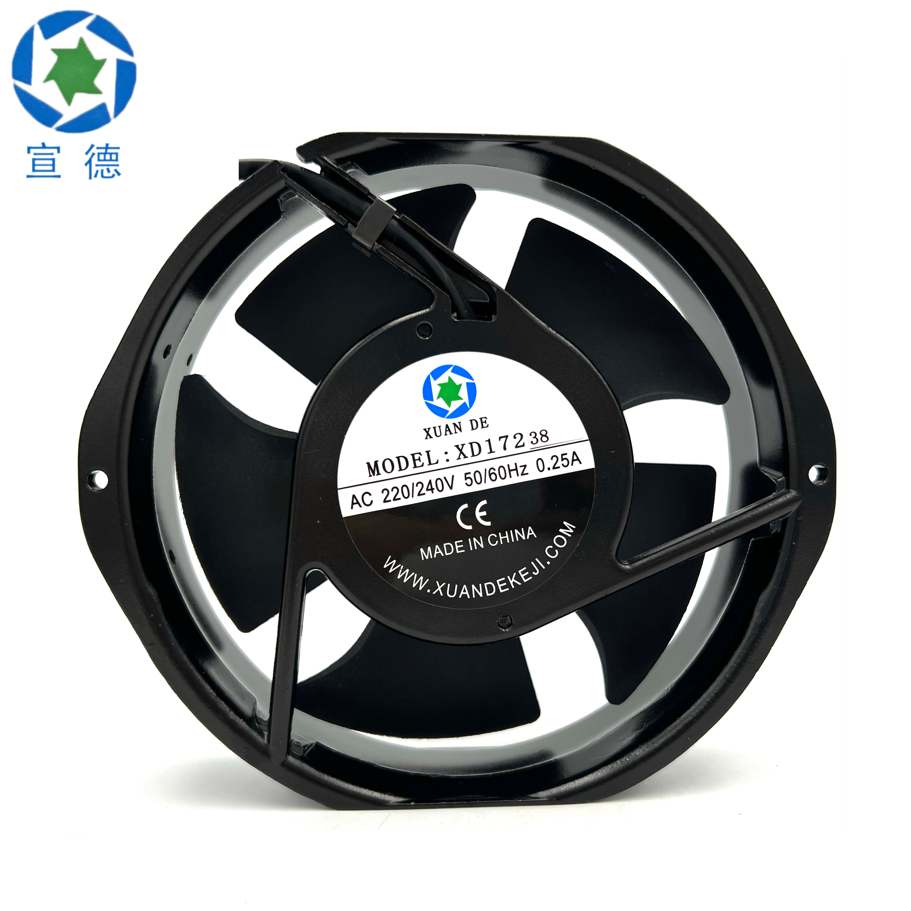 工廠220V380V交流高電壓172X172X38mm工業(yè)AC散熱風(fēng)機(jī)