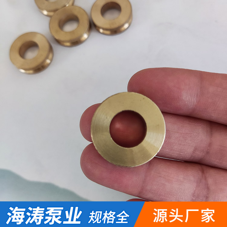 海濤強(qiáng)大粉末冶金制品滾輪銅套純銅材質(zhì)電梯零部件