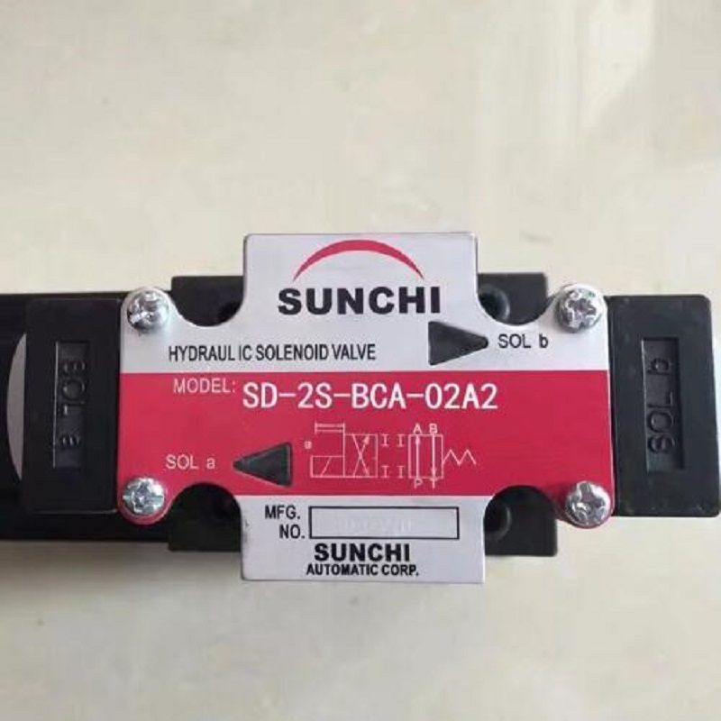 神褀SUNCHI電磁閥SD-2S-BCA-02A2液壓閥SD-3W-BGA-02A2