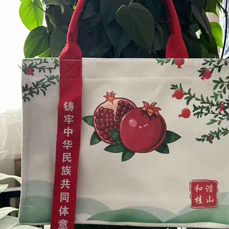 帆布包定制廠家購物宣傳環(huán)保禮品袋子批發(fā)主題宣傳袋