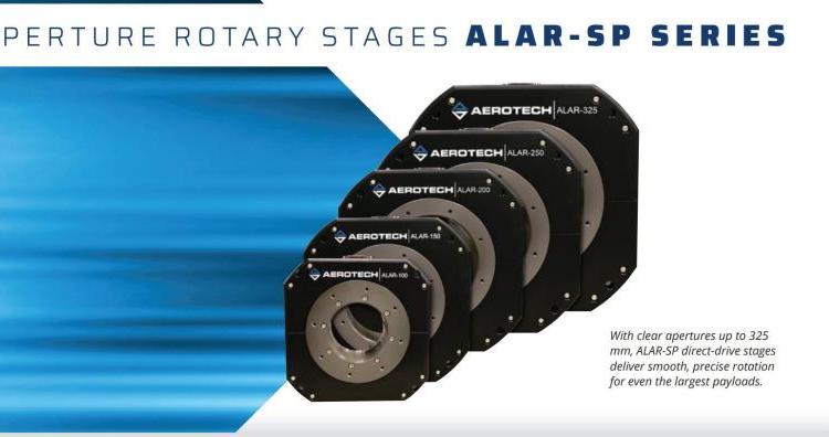 原裝進口AerotechALAR-SP大孔徑旋轉分度臺定位精度±2角秒