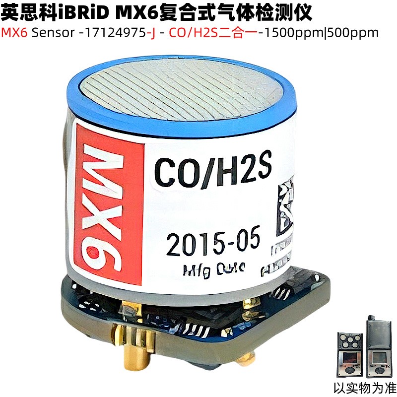 英思科MX6檢測儀配件17124975-J電化學(xué)CO\/H2S二合一氣體傳感器